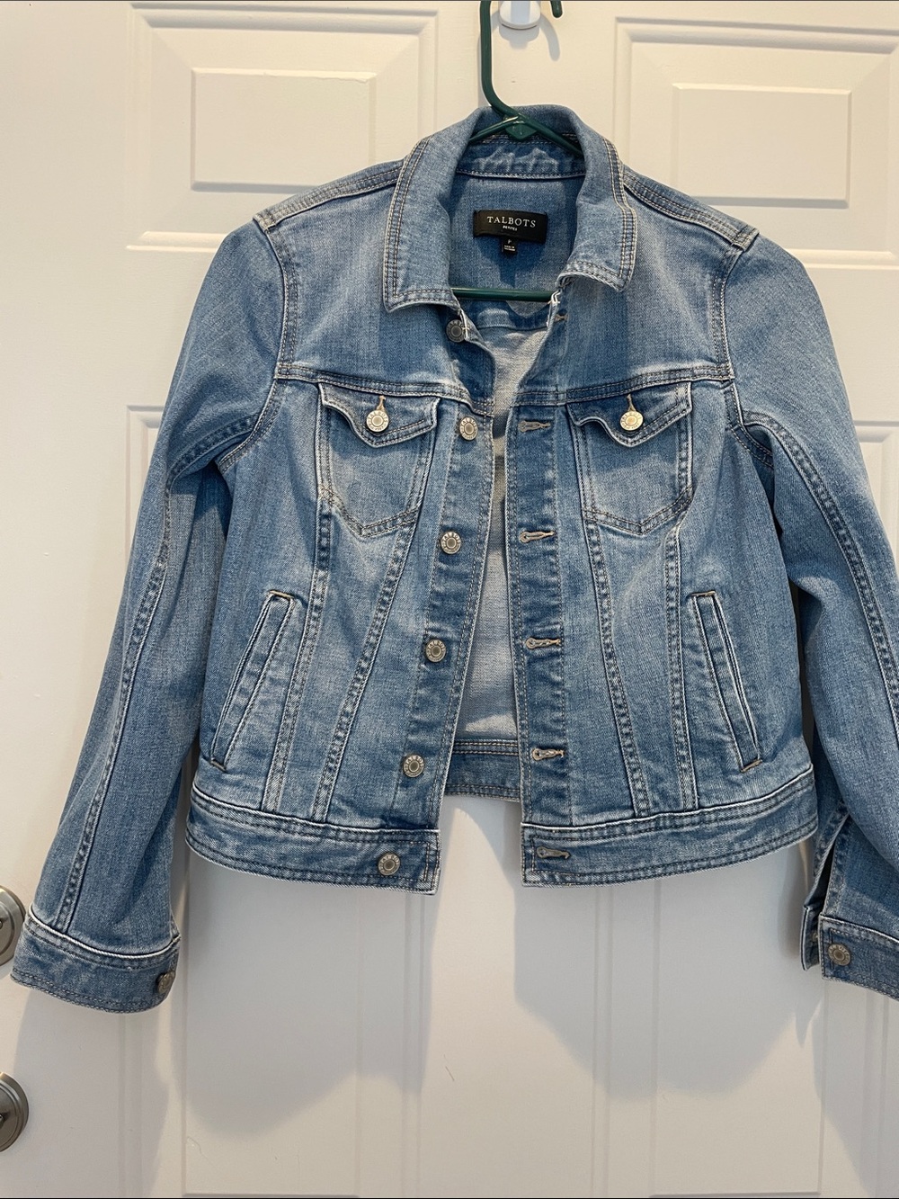 Talbots Light Blue Denim Jean Jacket